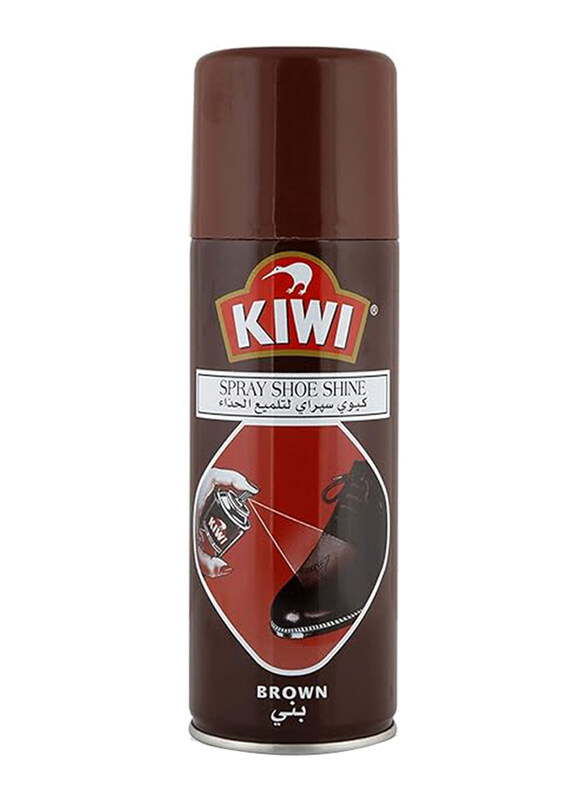 

Kiwi Spray Shoe Shine Polish, Brown, 200ml