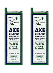 Axe Universal Cold/Headache/Muscles Pain Oil, 2 Pieces