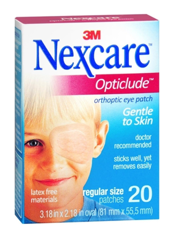 Nexcare Opticlude Orthoptic Eye Patches, Regular, 3 x 20 Patches