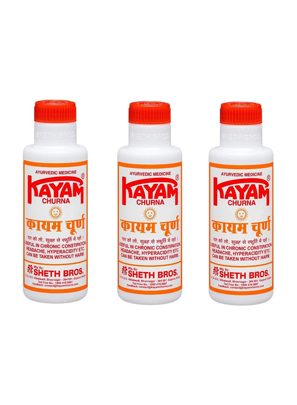 Kayam Churna, 3 x 100gm