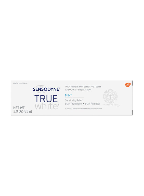 

Sensodyne True White Mint Toothpaste for Sensitive Teeth, 85gm