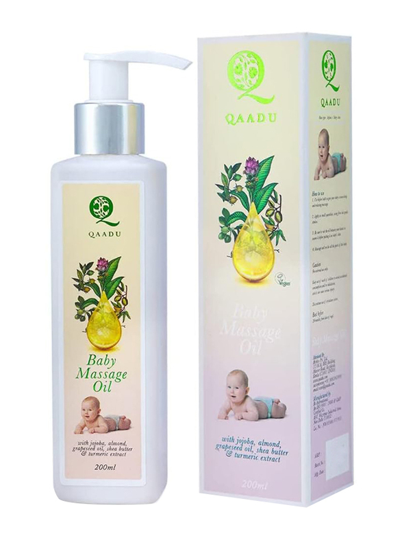 Qaadu Baby Massage Oil, 200ml