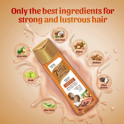 Emami 7 Oils in One Blends Hair Oil with Shea Butter for Dry & Brittle Hair, 200ml, 2 Piece