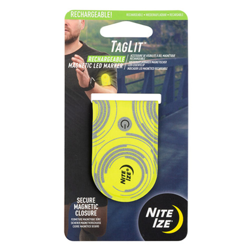 

Nite Ize TagLit Rechargeable Magnetic LED Marker, Neon Yellow/Green