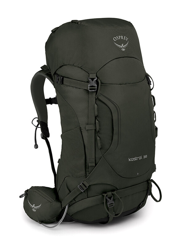 

Osprey Medium/Large Kestrel 38 Backpack Bag for Men, Picholine Green