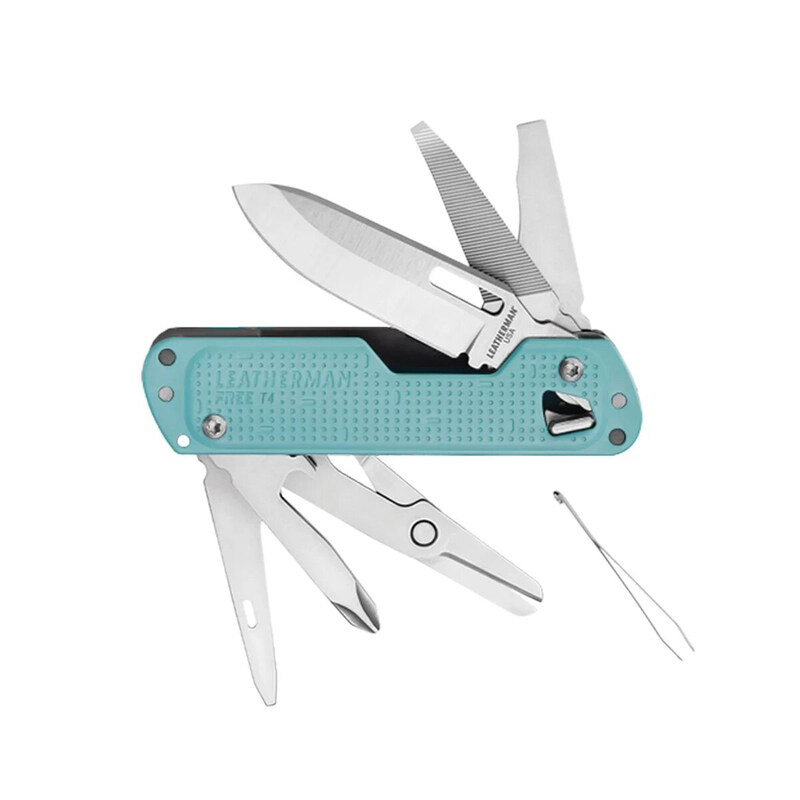 

Leatherman Free T4 Multi Tool Knife, Arctic Blue