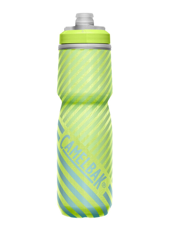 

Camelbak Podium Chill Outdoor Water Bottle, Lime/Blue Stripe, 21oz