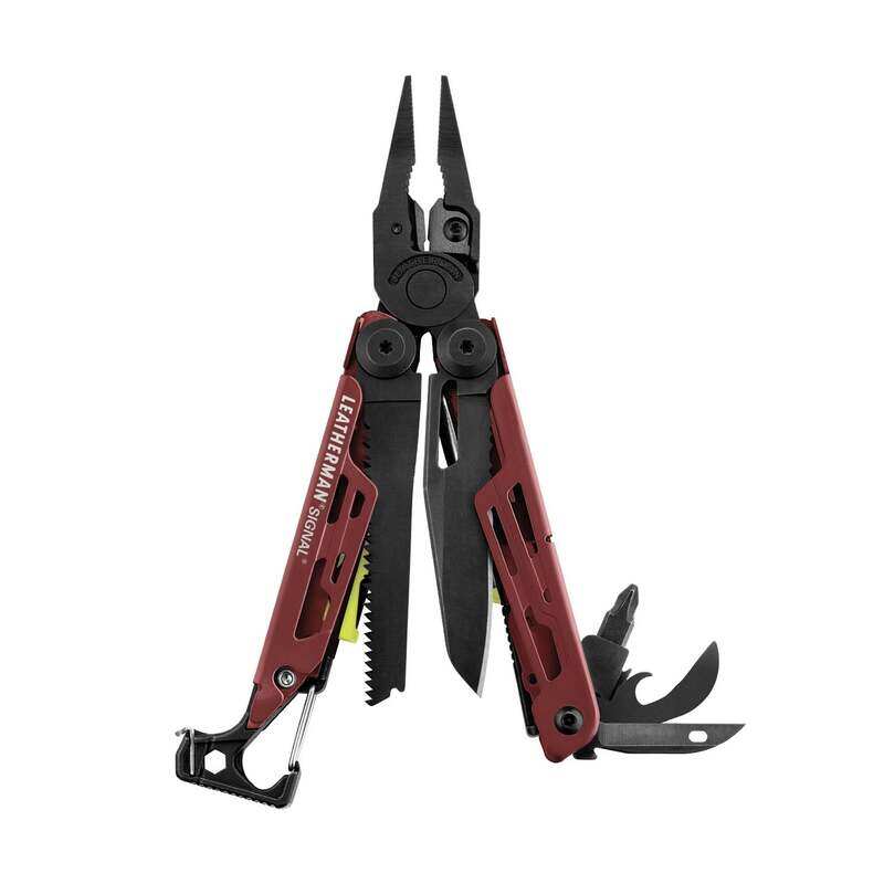 

Leatherman Signal Crimson Nylon Multitool, Red/Black