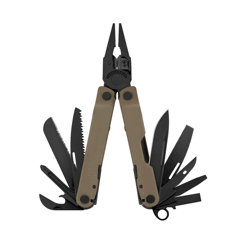 

Leatherman Rebar Multitool with Nylon Box, 832406, Coyote Tan