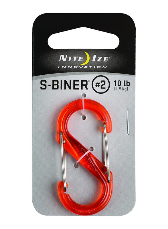

Nite Ize S-Biner Dual Carabiner Plastic #2, Orange