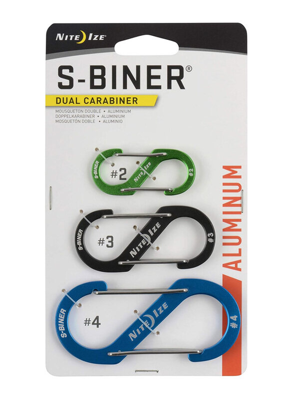 

Nite Ize S-Biner Carabiner AL2,3,4 Combo, Multicolour