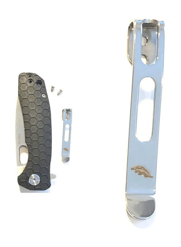 

Honey Badger Large Replacement Stainless Steel Clip CL-STD, Silver
