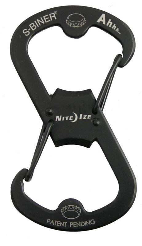 

NIte Ize S-Biner Ahhh Carabiner, Black