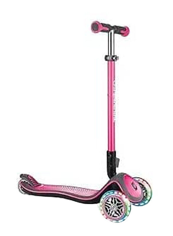 

Globber Elite Deluxe Lights Scooter, Deep Pink