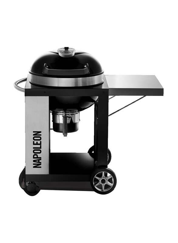 

Napoleon Pro Cart Charcoal Kettle Grill, Black