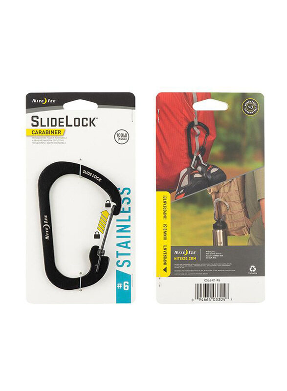 

Nite Ize Carabiner Slide Lock, Black