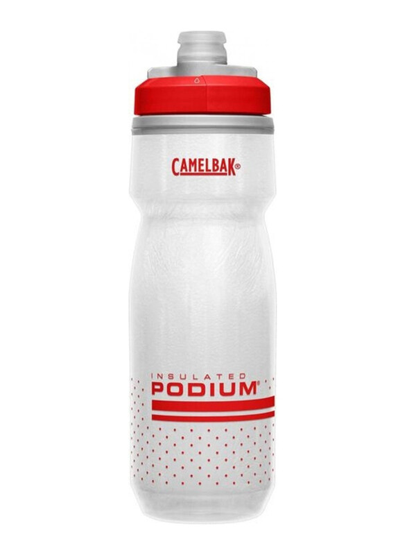 

Camelbak Podium Chill Water Bottle, Fiery Red/White, 21oz