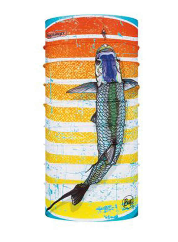 

Buff Coolnet UV+ Neck Warmer, Bugslinger Sunrise Silver