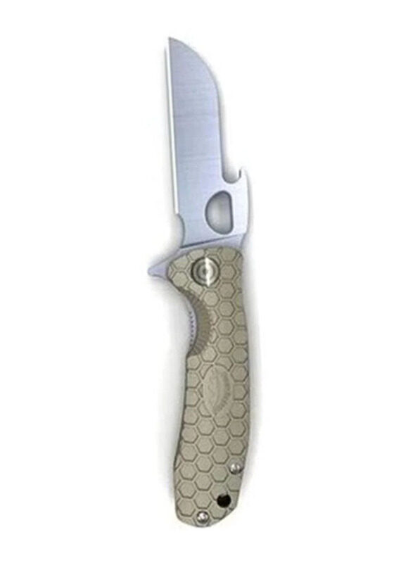

Honey Badger Large Tong Outdoor Knife, HB1202, Tan