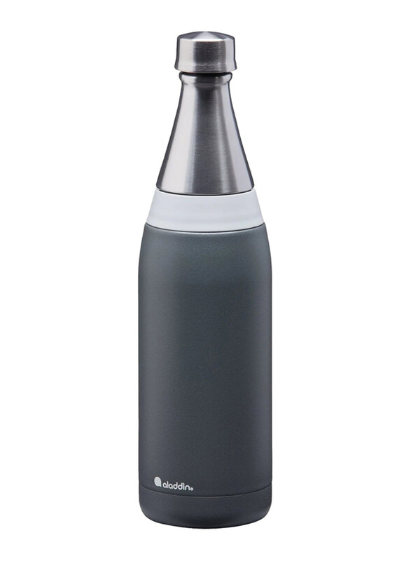 

Aladdin 0.6 Ltr Fresco Thermavac Stainless Steel Water Bottle, Slate Grey