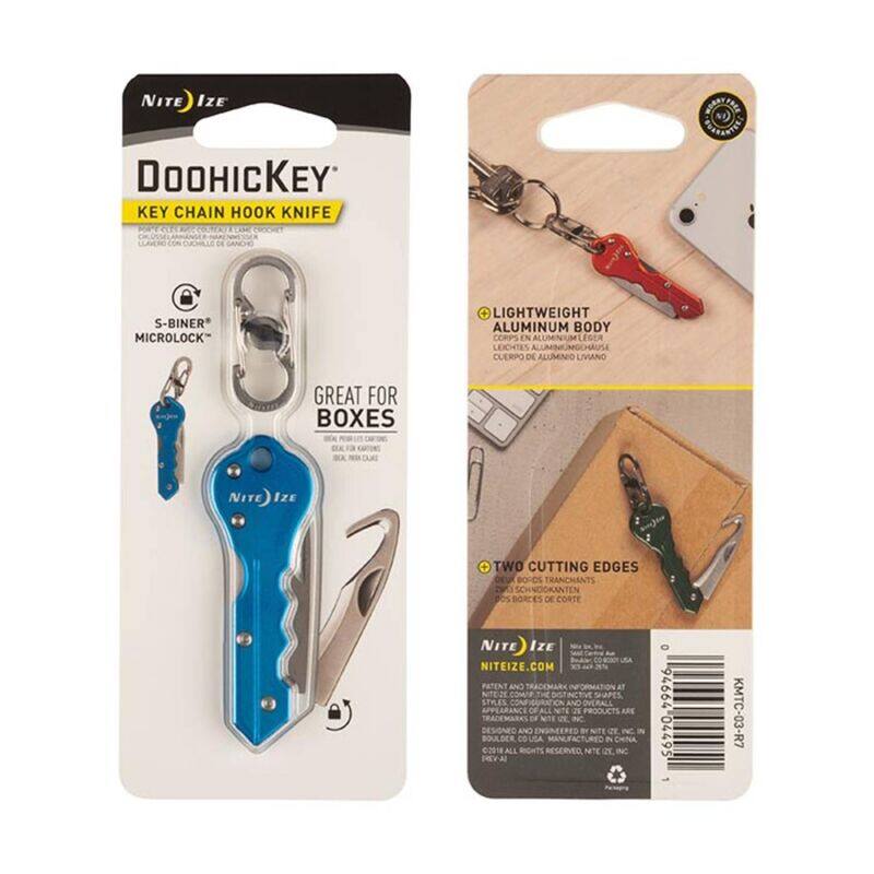 

Nite Ize DoohicKey Key Chain Hook Knife, Blue