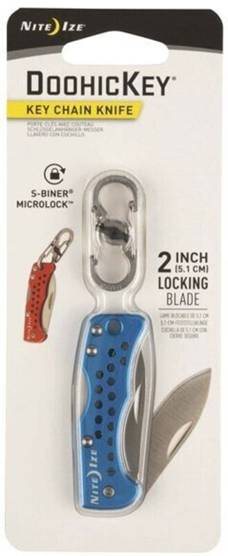 

Nite Ize Doohickey Key Chain Knife, Blue