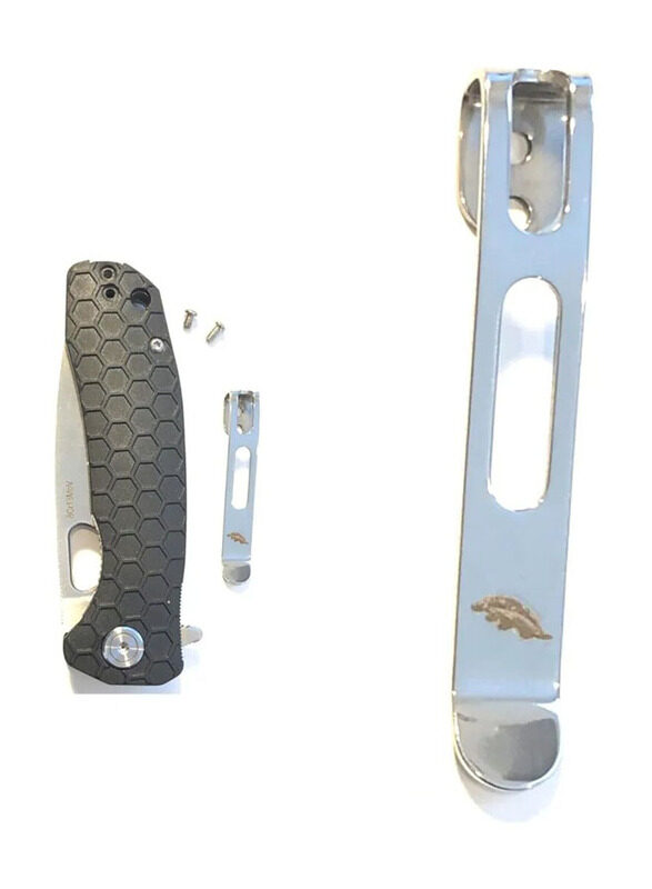 

Honey Badger Small/Medium Replacement Stainless Steel Clip CL-STD, Silver