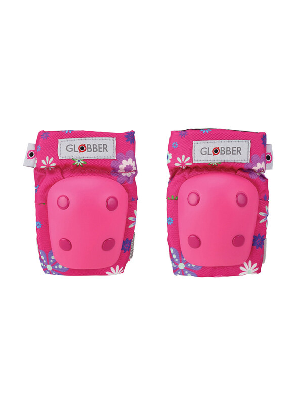 

Globber Toddler Elbow and Knee Pads, Deep Pink/Flowers
