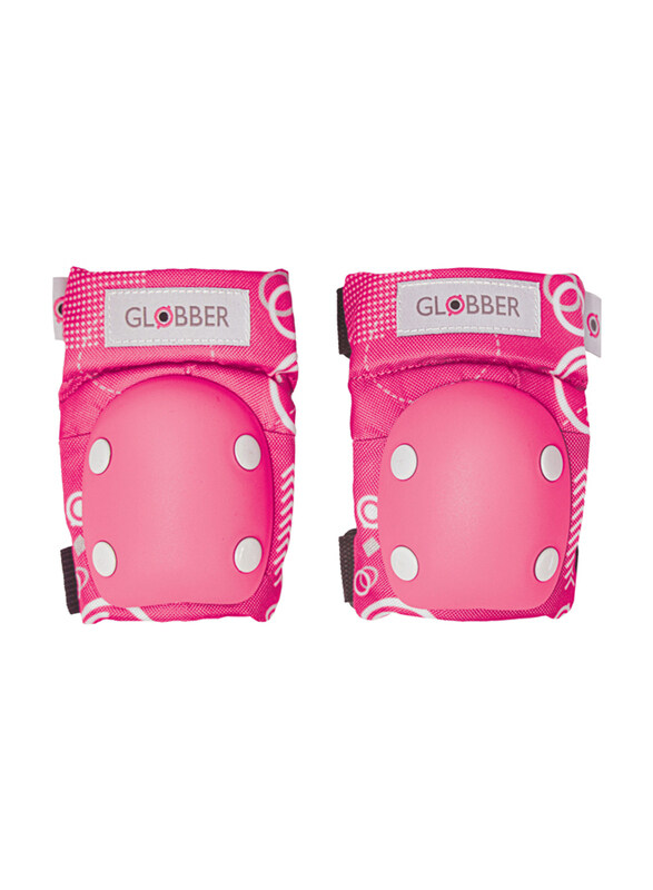 

Globber Toddler Elbow and Knee Pads, Pastel Pink/Shapes