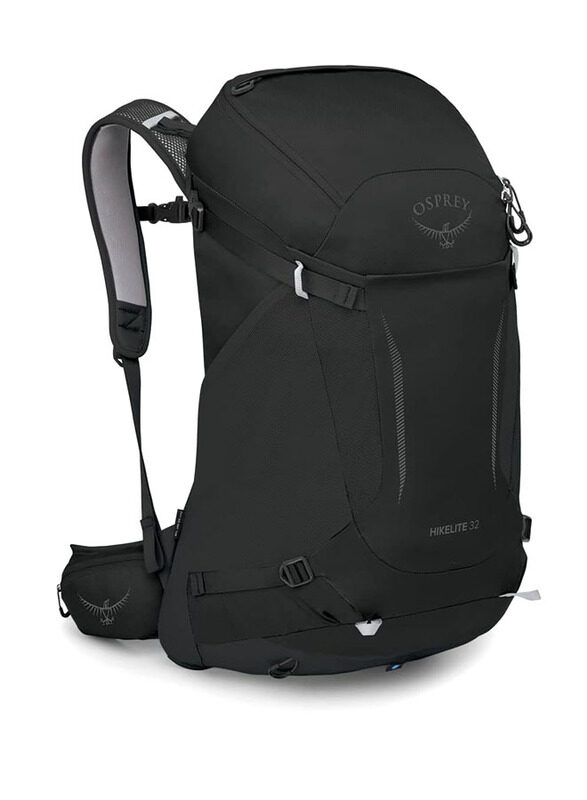 

Osprey Hikelite 32L Unisex Hiking Backpack, Black
