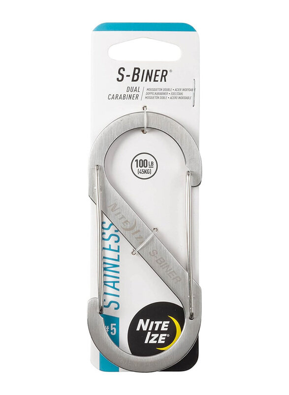 

Nite Ize S-Biner Dual Carabiner Stainless Steel #5, Stainless