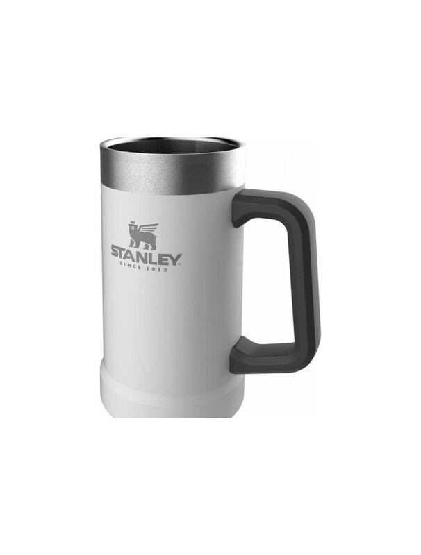 

Stanley 700ml Adventure Stainless Steel Vacuum Beer Stein, Polar White