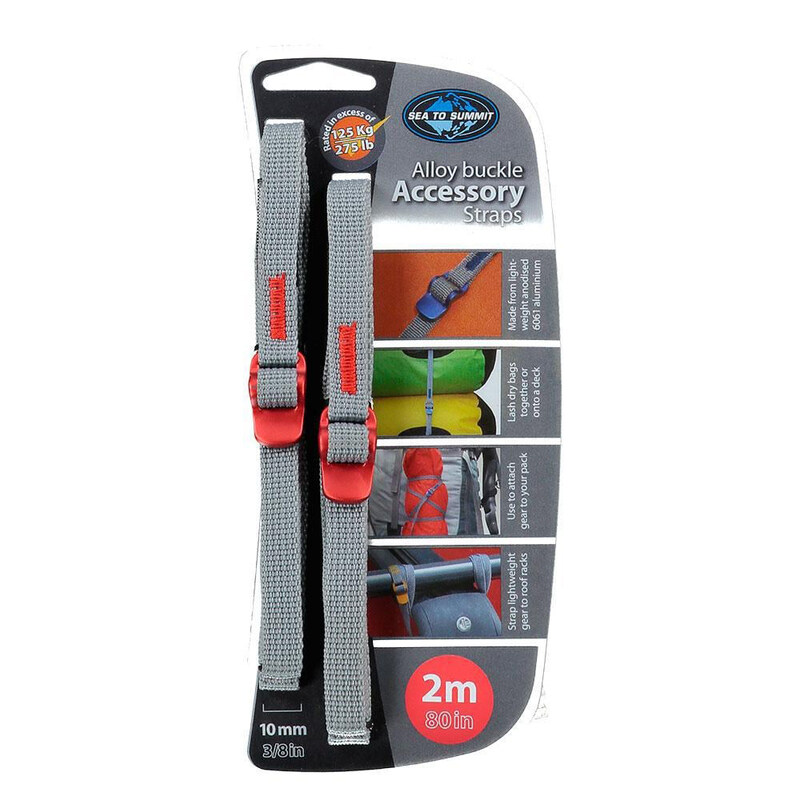 

Sea to Summit 2-Meter Accessory Strap, 10mm, Grey