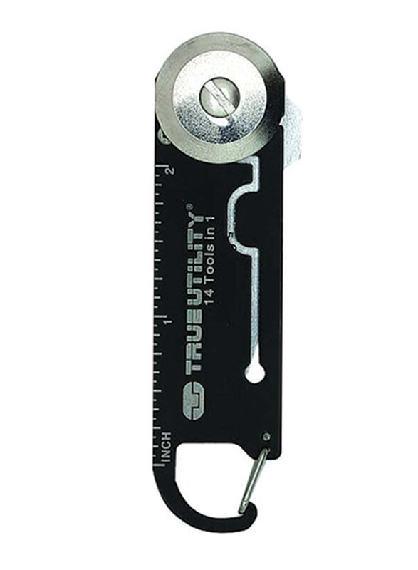 

True Utility One Size Multitool Pocket Keyring Dawg, TU205, Black