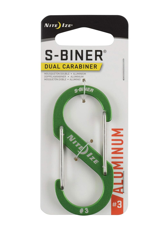 

Nite Ize S-Biner Aluminum Dual Carabiner #3, Lime