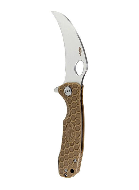 

Honey Badger Large Plain Claw Knife, Tan