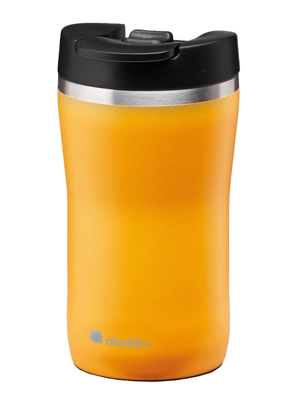 

Aladdin 0.25 Ltr Barista Cafe Stainless Steel Thermavac Leak-Lock Travel Mug, Sun Yellow