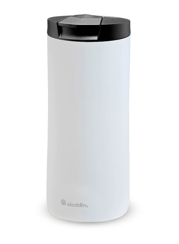 

Aladdin 0.35 Ltr Urban Thermavac Stainless Steel Travel Mug, Satin White