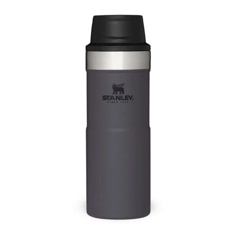 

Stanley 0.35 Ltr Trigger Action Stainless-Steel Travel Mug, Charcoal