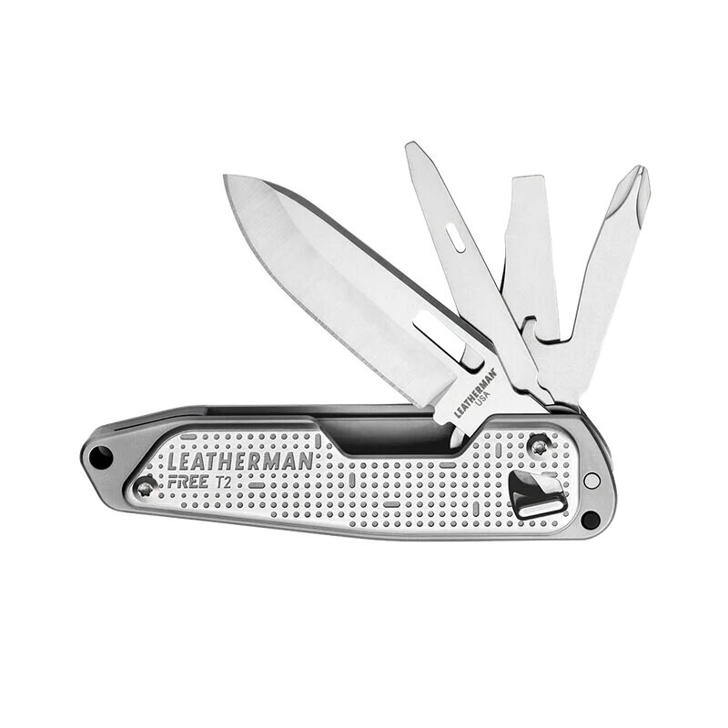 

Leatherman Free T2 Peg Multi Tool Knife, Silver