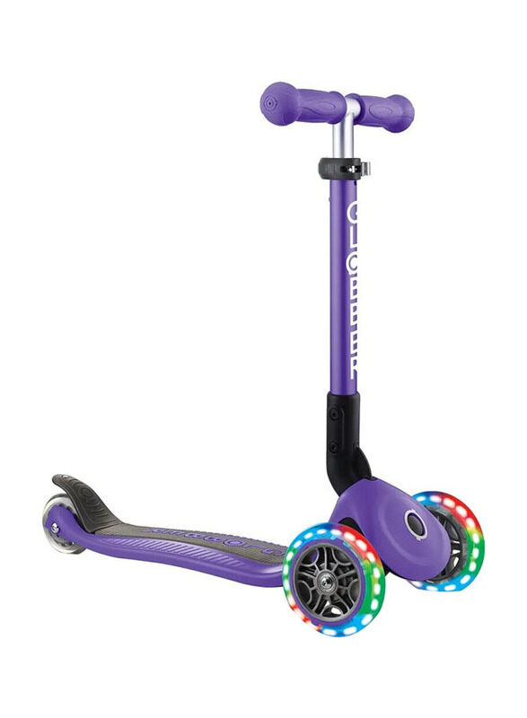 

Globber Junior Foldable Lights Scooter, Violet