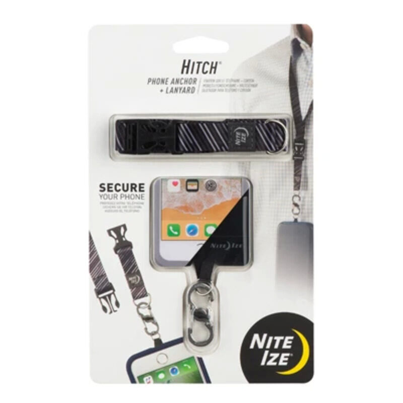 

Nite Ize Hitch Phone Anchor + Lanyard, Black