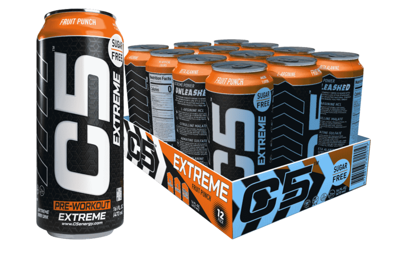 

C5 Energy C5 Extreme Fruit Punch Pre-Workout (Full Box 12 Cans)