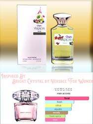 Paris Babylone Versache Inspired by Bright Crystal by Vers-ace for Women 100ml Eau De Parfum