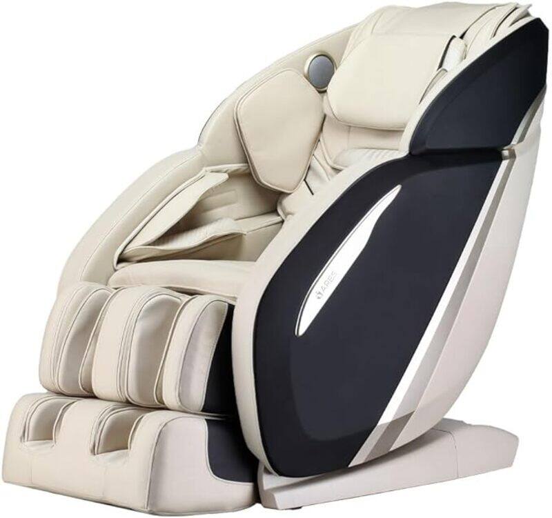 

1 By One ARES iPremium Full Body Massage Chair with 4D Core Massage Manipulator Technology SL Shape Curved Rail 12 Auto Programs Full Body Airbags Zero Wall De