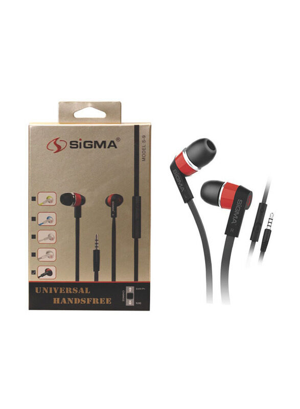 

Sigma S9 3.5 mm Jack In-Ear High Quality Stereo Earphones, Assorted Color