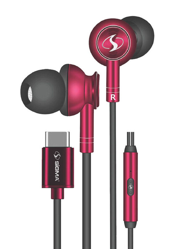 

Sigma S25 Type-C Cable In-Ear High Quality Stereo Earphones, Purple