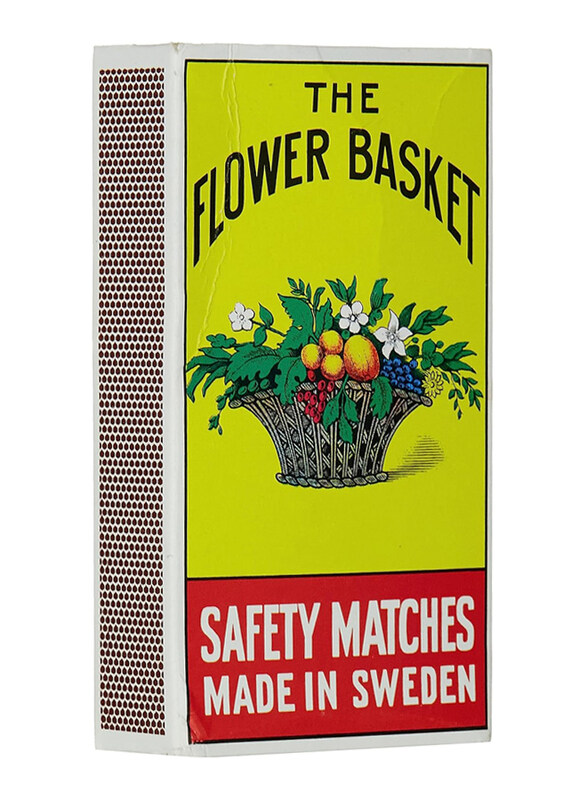 

Flower Basket Safety Matches Big Box, Multicolour