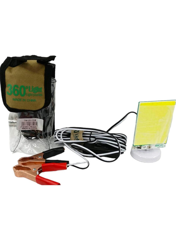 

360 Light Small Camping LED Light with Top Car Magnet, Multicolour