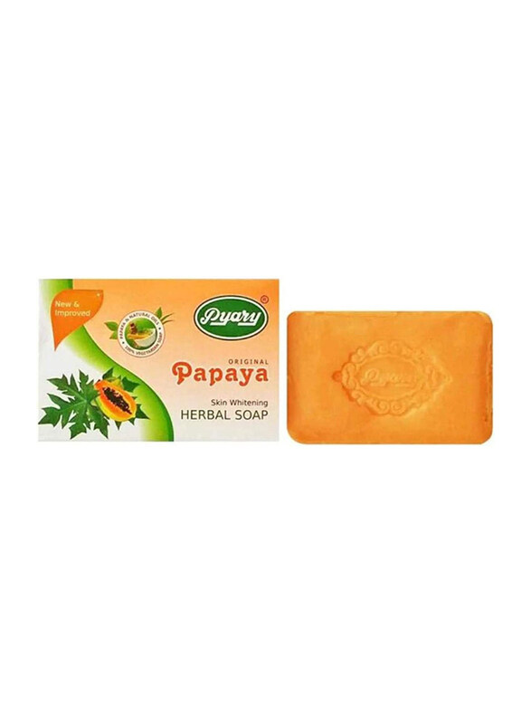 

Pyary Papaya Herbal Soap Bar, 6 x 75gm